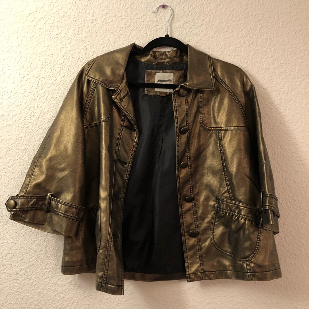 Unique Vintage Metallic Jacket